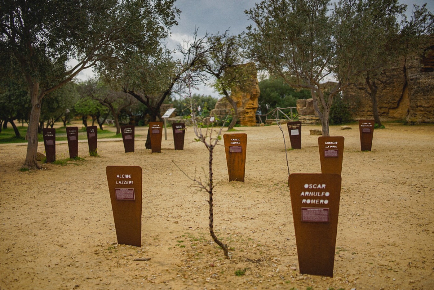Il Giardino dei Giusti lungo il Percorso Benessere